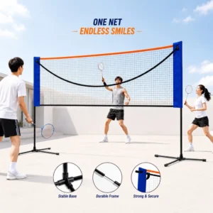 Portable Badminton Net 3/4/5/6m with Bracket